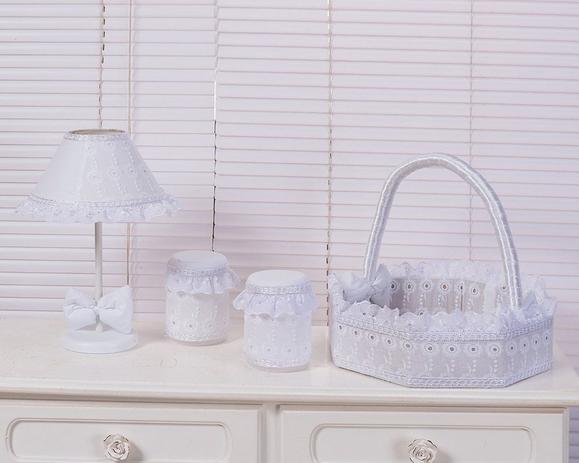 Kit Higiene Ternura 04 Peças Com Abajur - Marias enxoval Menor preço em Kit Higiene Ternura 04 Peças Com Abajur - Marias enxoval
