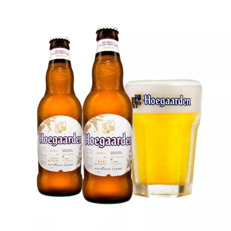 Kit Hoegaarden 2 Cervejas Hoegaarden Wit 330ml + Copo 250ml Menor preço em Kit Hoegaarden 2 Cervejas Hoegaarden Wit 330ml + Copo 250ml