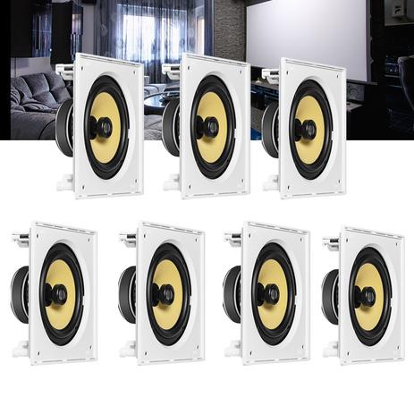 Kit Home Theater 7.0 JBL Caixa de Embutir CI8S Residencial Gesso Menor preço em Kit Home Theater 7.0 JBL Caixa de Embutir CI8S Residencial Gesso