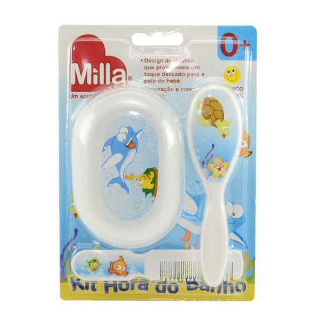 Kit Hora do Banho - Branco - Milla Menor preço em Kit Hora do Banho - Branco - Milla