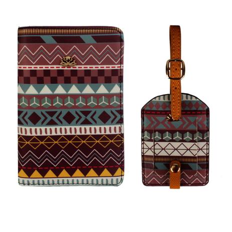Kit Identificador e Porta Pas vinho Le Postiche Menor preço em Kit Identificador e Porta Pas vinho Le Postiche