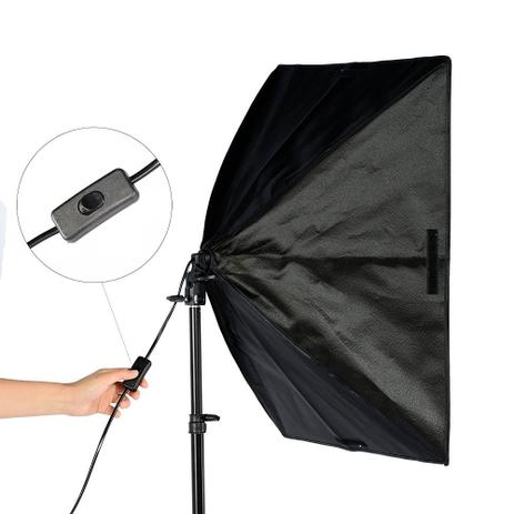 Kit Iluminação de Estúdio Completo Duplo 50X70 Com 2 Lâmpadas de Led 105W - SOFT400 - Easy Menor preço em Kit Iluminação de Estúdio Completo Duplo 50X70 Com 2 Lâmpadas de Led 105W - SOFT400 - Easy