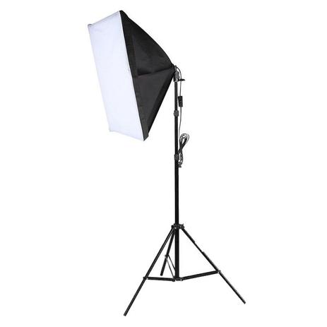 Kit Iluminação Estúdio Softbox E27 40x60cm com Tripé - Leadwin Menor preço em Kit Iluminação Estúdio Softbox E27 40x60cm com Tripé - Leadwin