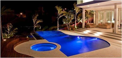 Kit Iluminação Piscina 4 Refletor Led 25 Colorido + Comando - Pooltec Menor preço em Kit Iluminação Piscina 4 Refletor Led 25 Colorido + Comando - Pooltec