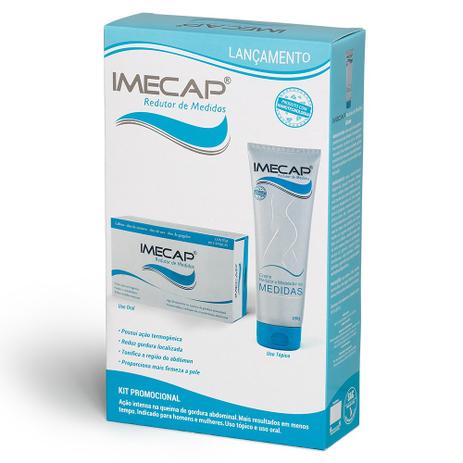 Kit Imecap Redutor de Medidas com Creme 250g + 60 cápsulas Menor preço em Kit Imecap Redutor de Medidas com Creme 250g + 60 cápsulas