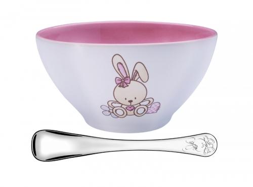 Kit Infantil 2 Peças LE PETIT Rosa - Tramontina Menor preço em Kit Infantil 2 Peças LE PETIT Rosa - Tramontina
