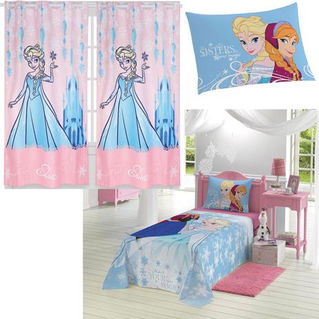 Kit Infantil Frozen Cortina + Jogo De Cama Lepper é boa?
