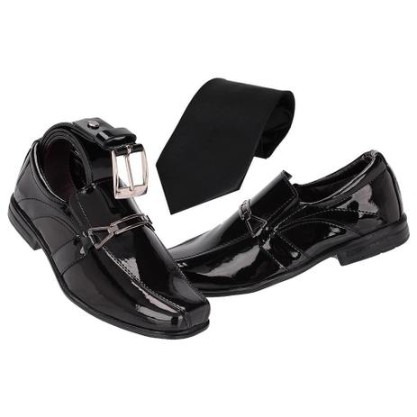 sapato preto infantil