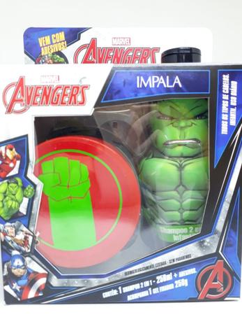 Kit Infantil Shampoo 2 em 1+Gel para Cabelo Hulk Impala 250g - Athenas industria e terceriza Menor preço em Kit Infantil Shampoo 2 em 1+Gel para Cabelo Hulk Impala 250g - Athenas industria e terceriza