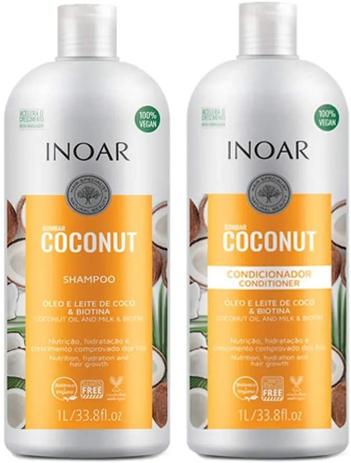 Kit Inoar Bombar Coconut Crescimento Capilar Shampoo e Condicionador 1 litro -