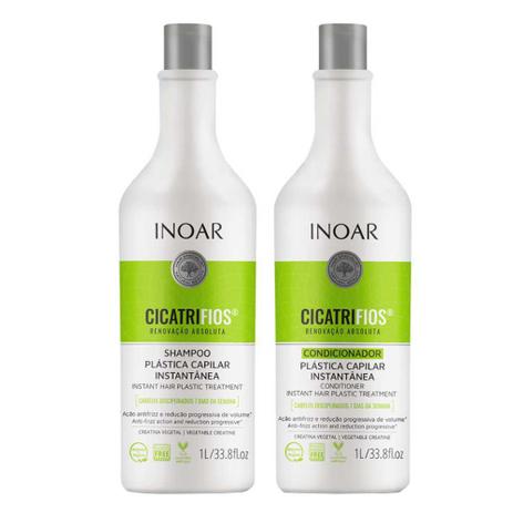 Kit Inoar Shampoo e Condicionador Cicatrifios 1L é boa?