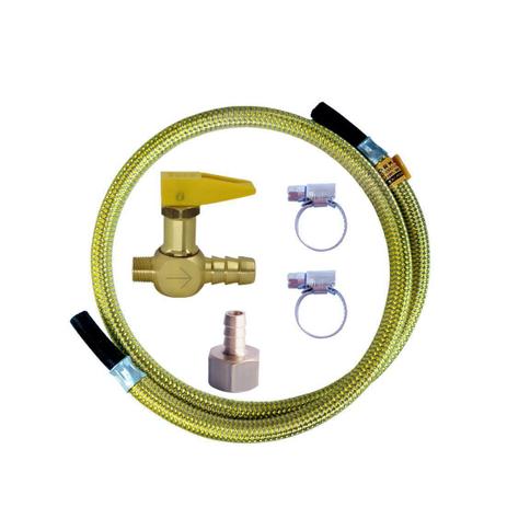 Kit Instalação Gás Encanado Fogão, Forno, Cooktop 1,25M - ROCO Menor preço em Kit Instalação Gás Encanado Fogão, Forno, Cooktop 1,25M - ROCO