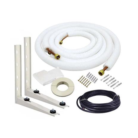 Kit Instalação para Ar Condicionado Split 7.000 a 9.000 BTUS 3 Metros C/ Suporte - Distriar é ruim? Kit Instalação para Ar Condicionado Split 7.000 a 9.000 BTUS 3 Metros C/ Suporte - Distriar é boa?