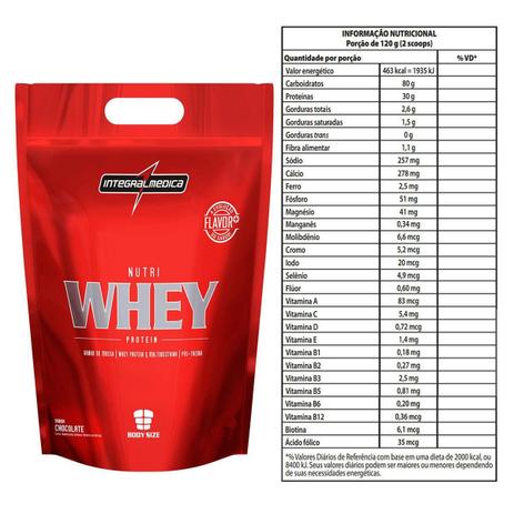 Kit IntegralMedica - 2x Nutri Whey Refil 900g + BCAA + Creatina Hardcore + Dextrozz Menor preço em Kit IntegralMedica - 2x Nutri Whey Refil 900g + BCAA + Creatina Hardcore + Dextrozz