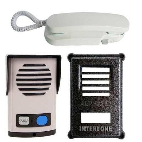 Kit Interfone Porteiro Eletrônico Agl P-100 + Protetor Menor preço em Kit Interfone Porteiro Eletrônico Agl P-100 + Protetor