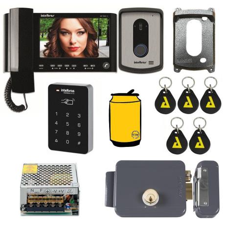 Kit Interfone Residencial Com Camera Abre Senha Intelbras Menor preço em Kit Interfone Residencial Com Camera Abre Senha Intelbras