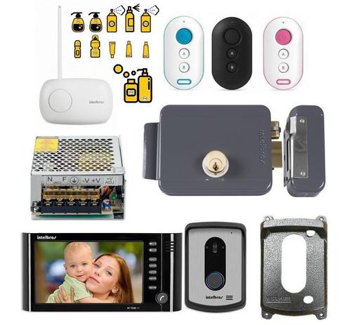 Kit Interfone video porteiro Eletronico viva voz Intelbras Menor preço em Kit Interfone video porteiro Eletronico viva voz Intelbras