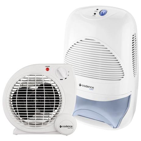 Kit Inverno Desumidificador e Aquecedor Auros 110V - Cadence Menor preço em Kit Inverno Desumidificador e Aquecedor Auros 110V - Cadence