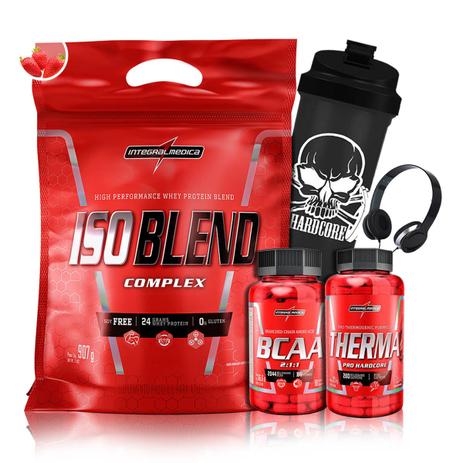 Kit Iso BLend 907g + Amino Bcaa + Therma Pro + COq + Fone - Integralmedica é ruim? Kit Iso BLend 907g + Amino Bcaa + Therma Pro + COq + Fone - Integralmedica é boa?
