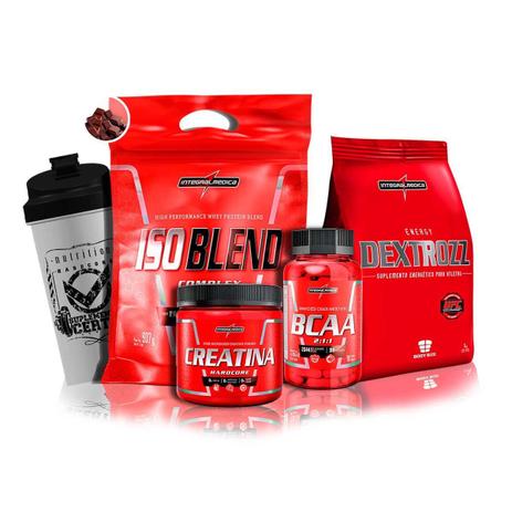 Kit Iso Blend + Dextrozz + Amino Bcaa + Creatina + Coq - Integralmedica é boa?