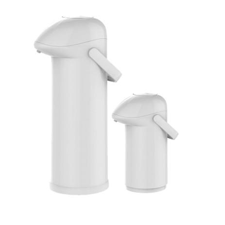 Kit Jade com 02 Garrafas Térmicas 1 L e 1,8 L Branca Soprano Menor preço em Kit Jade com 02 Garrafas Térmicas 1 L e 1,8 L Branca Soprano