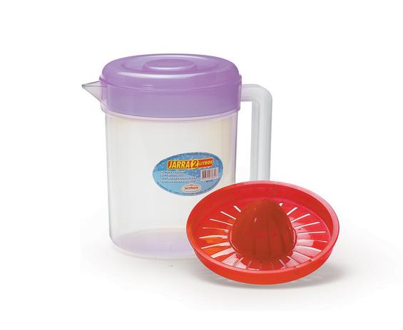 Kit Jarra C/Espremedor E Tampa Cozinha Plastico 2 Litros - Nitron Menor preço em Kit Jarra C/Espremedor E Tampa Cozinha Plastico 2 Litros - Nitron