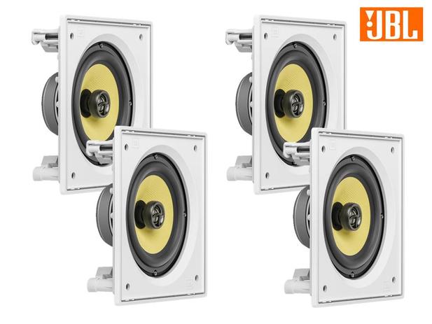 Kit JBL Caixa Som Ambiente Arandela Branca 4 CI6S - 480 WRMS Menor preço em Kit JBL Caixa Som Ambiente Arandela Branca 4 CI6S - 480 WRMS