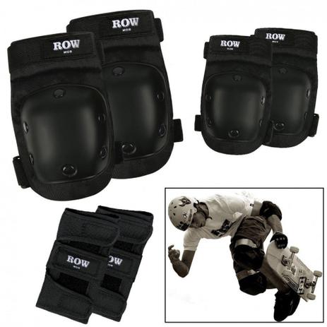 Kit Joelheira + Cotoveleira + Protetor de Pulso Tam M Profissional para Patins  Mor é boa?