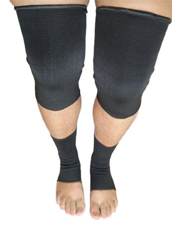 Kit Joelheira e Tornozeleira elástica de compressão - Triatleta Menor preço em Kit Joelheira e Tornozeleira elástica de compressão - Triatleta