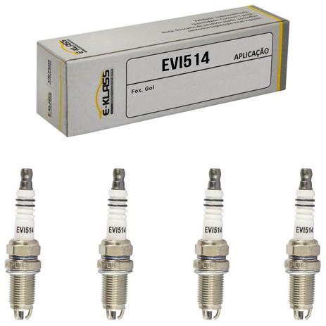 Kit Jogo 4 Velas Fox 2003 a 2018 1.0 1.6 8V Gol 2002 a 2018 1.0 8V BKUR5ETC-10D - Vetor Menor preço em Kit Jogo 4 Velas Fox 2003 a 2018 1.0 1.6 8V Gol 2002 a 2018 1.0 8V BKUR5ETC-10D - Vetor