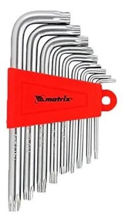 Kit Jogo Chave Torx Curta Crv T10 - T50 C/ Furo 9 Peças - MTX Menor preço em Kit Jogo Chave Torx Curta Crv T10 - T50 C/ Furo 9 Peças - MTX