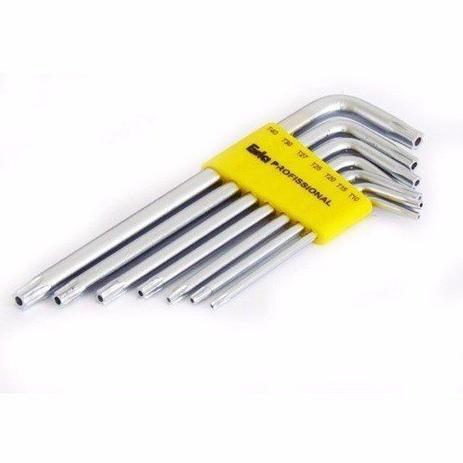 Kit Jogo Chaves L Torx 10pçs C/ Furo Longa EDA Menor preço em Kit Jogo Chaves L Torx 10pçs C/ Furo Longa EDA