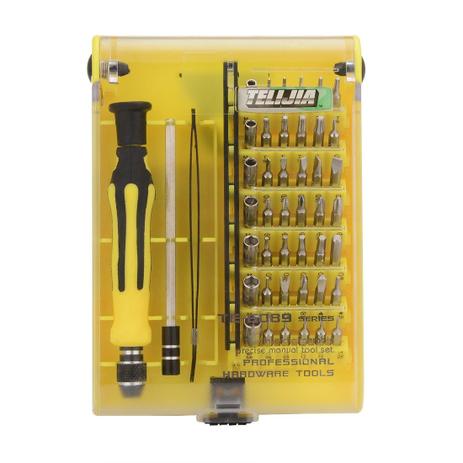 Kit Jogo Chaves Precisão 45 Peças Fenda Torx Alen Philips Y - Telijia é ruim? Kit Jogo Chaves Precisão 45 Peças Fenda Torx Alen Philips Y - Telijia é boa?