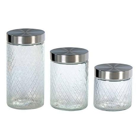 Kit Jogo De 3 Porta Mantimentos Redondo Em Vidro - Dinasty é boa?