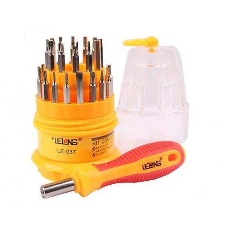 Kit Jogo De Chave Fenda Philips 31 em 1 Torx LE-938 - Lelong Menor preço em Kit Jogo De Chave Fenda Philips 31 em 1 Torx LE-938 - Lelong