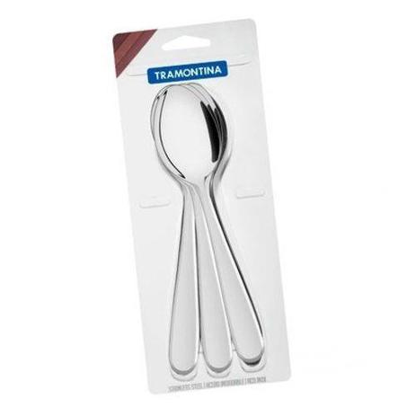 Kit Jogo De Colher Mesa Sopa Tramontina Angra Inox 03 Peças Menor preço em Kit Jogo De Colher Mesa Sopa Tramontina Angra Inox 03 Peças