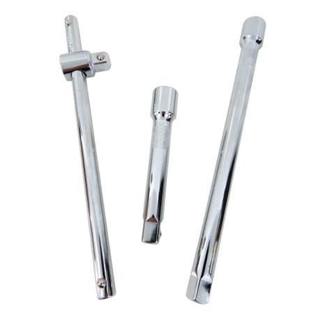 Kit Jogo De Extensão Para Soquetes 1/2 Polegadas 3 Peças - Eda Menor preço em Kit Jogo De Extensão Para Soquetes 1/2 Polegadas 3 Peças - Eda