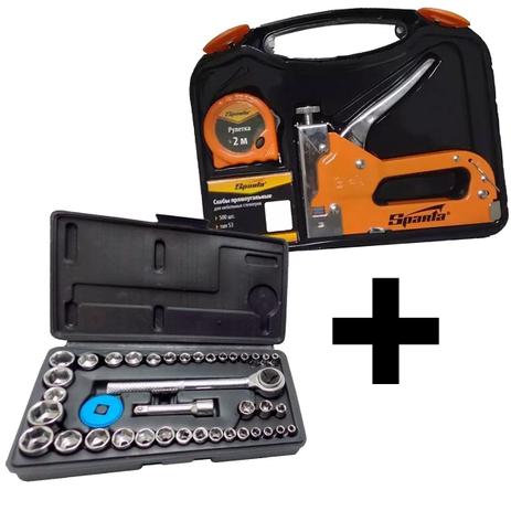 Kit Jogo De Ferramentas Com 40 Peças Com Maleta + Grampeador - Sparta é boa?