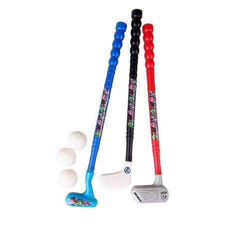 Kit jogo de golf infantil tacos e bolinhas meninos super herois vingadores marvel - Etitoys Menor preço em Kit jogo de golf infantil tacos e bolinhas meninos super herois vingadores marvel - Etitoys