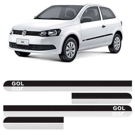 Kit Jogo Friso Lateral Gol 2013 A 2017 2 Portas C/grafia - Sanfil Menor preço em Kit Jogo Friso Lateral Gol 2013 A 2017 2 Portas C/grafia - Sanfil