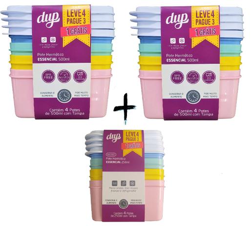Kit Jogo Potes Herméticos Essencial Tapuer Dup 250 E 500 ml é boa?