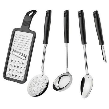 Kit Jogo Utensílios Tramontina 5 pçs Menor preço em Kit Jogo Utensílios Tramontina 5 pçs