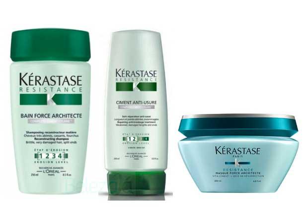 Kit Kérastase Resistance Architecte Shampoo + Condicionador + Máscara Menor preço em Kit Kérastase Resistance Architecte Shampoo + Condicionador + Máscara