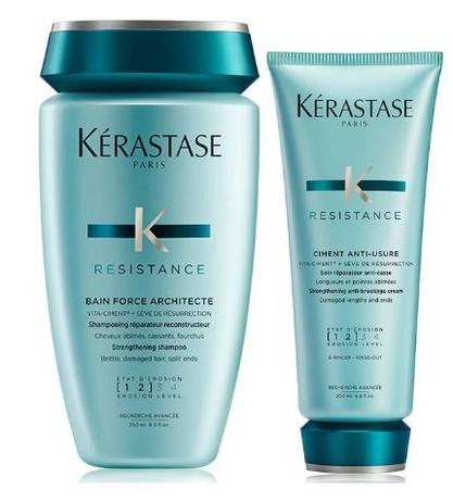 Kit Kérastase Resistance Architecte Shampoo + Condicionador Menor preço em Kit Kérastase Resistance Architecte Shampoo + Condicionador