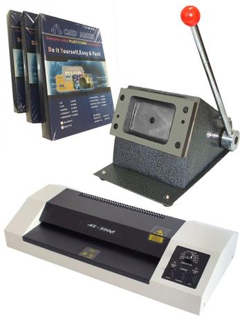 Kit Laminadora Cortador E Pvc Para Produção De Crachás - Motivate Menor preço em Kit Laminadora Cortador E Pvc Para Produção De Crachás - Motivate