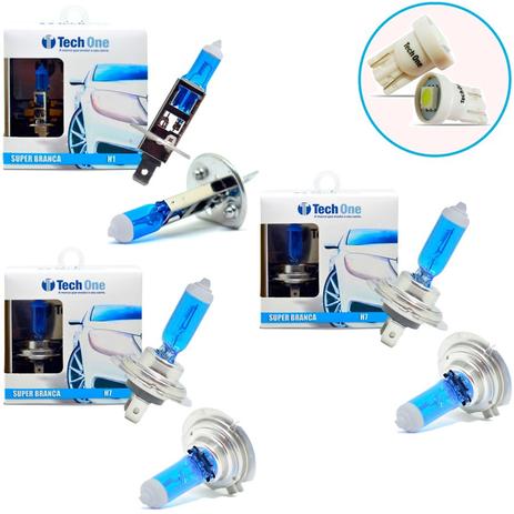 Kit Lampada H1 H7 H7 Super Branca 6000k Tipo Xenon + Pingo Led - Techone é boa?