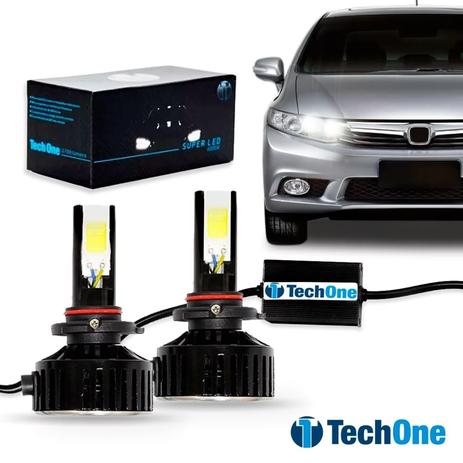 Kit Lampada Led Automotiva HB3 9005 6000K 7400 Lumens - Tech one Menor preço em Kit Lampada Led Automotiva HB3 9005 6000K 7400 Lumens - Tech one