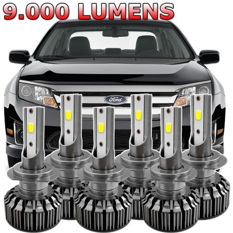 Kit Lampada Super Led Fusion 2006/2013 Completo 6000k - Dmax Menor preço em Kit Lampada Super Led Fusion 2006/2013 Completo 6000k - Dmax