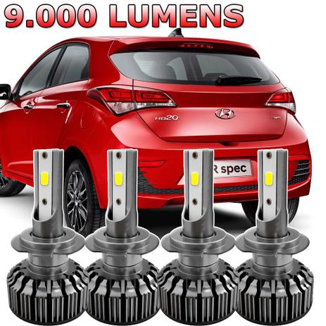 Kit Lampada Super Led Hb20 2013/2019 Baixo Alto Milha 6000k - Dmx Menor preço em Kit Lampada Super Led Hb20 2013/2019 Baixo Alto Milha 6000k - Dmx