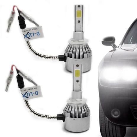 Kit Lâmpada Super Led Headlight DLUX H27 6000K 12V e 24V Efeito Xenon Menor preço em Kit Lâmpada Super Led Headlight DLUX H27 6000K 12V e 24V Efeito Xenon